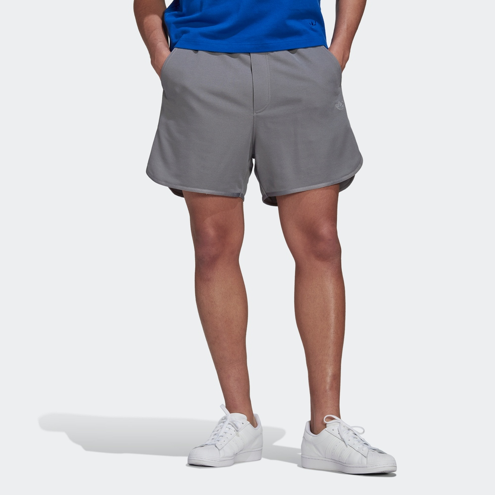 adidas Originals Trefoil Solid Athletic Shorts 'Grey' HR6946