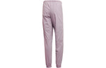 Men's adidas originals Solid Color Stripe Logo Straight Bundle Feet Sports Pants/Trousers/Joggers Pink ED6099