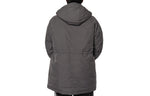 Men's adidas Zipper Hooded Loose With Down Feather Gray Jacket DM1940