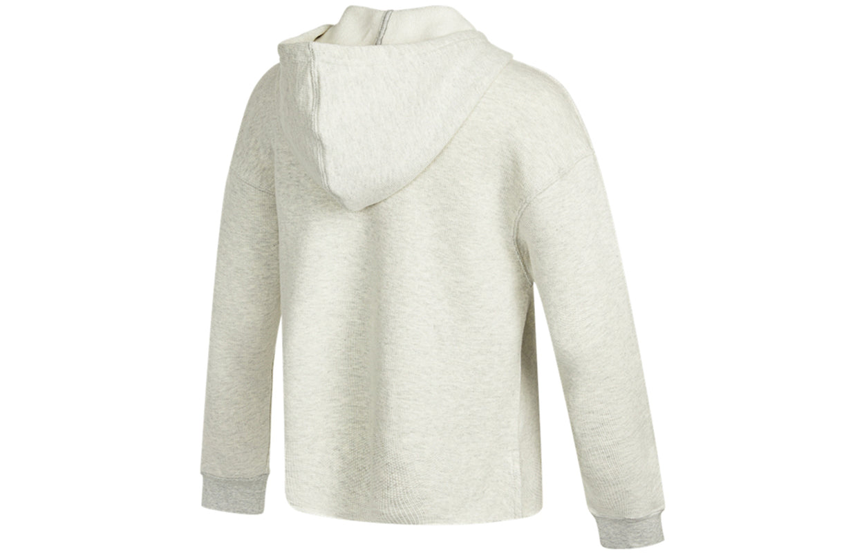 (WMNS) Nike Athleisure Casual Sports Hooded Knit Light Grey Hoodie DD5765-050