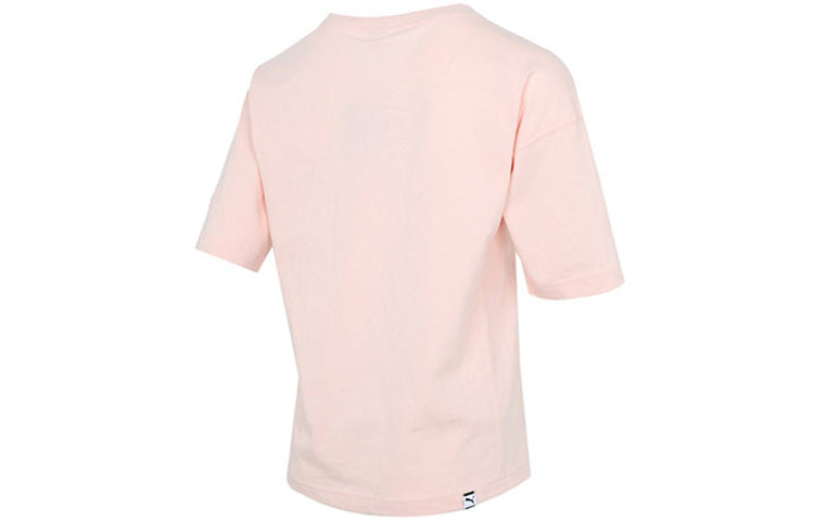 (WMNS) PUMA Downtown Graphic Tee Pink 531438-27