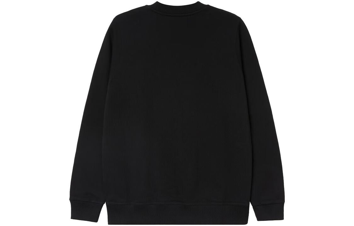 (WMNS) Burberry SS21 Pattern Embroidered Cotton Loose Sports Hoodie Black 80428831