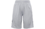 Air Jordan Rise Striped Triangle Logo Printing Quick-dry Knit Basketball Short Pant Male Grey BV5265-012