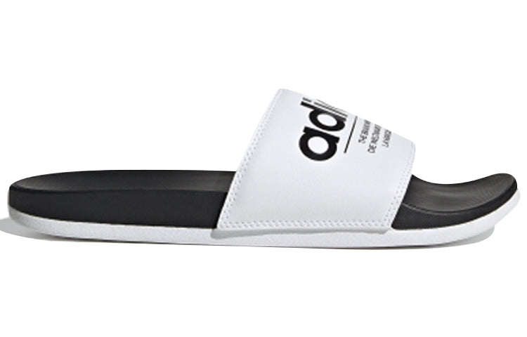 adidas neo Adilette Comport 'Black White' FX4287