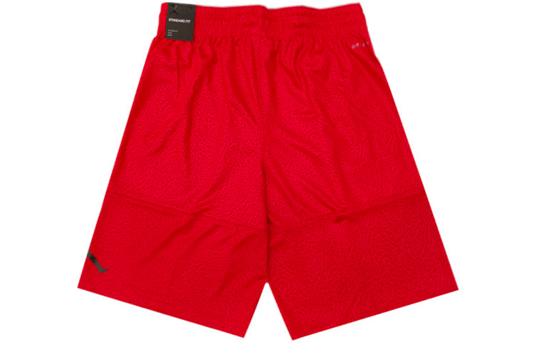 Air Jordan Burst Crack Breathable Quick Dry Basketball Sports Shorts Red CI0069-687
