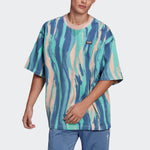 adidas originals Grx Dtc Tee Aop Large Printing Round Neck Sports Short Sleeve GN3319