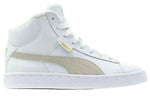 PUMA Mid Leather Fur Lined Cozy Stay Warm Mid-Top Casual Skate Shoes Unisex White Fleece Lined 364977-02