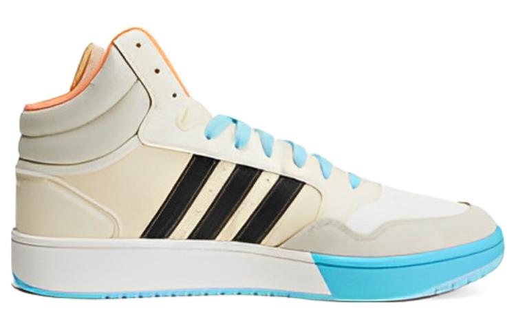 adidas Hoops 3.0 Mid Shoes 'Beige Blue' HP9946