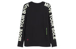 Nike MENS Sports Casual Letter Print Crew-neck Black DA0630-010