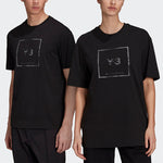 Y-3 SS21 Reflective Square Logo Short Sleeve Unisex Black GV6060