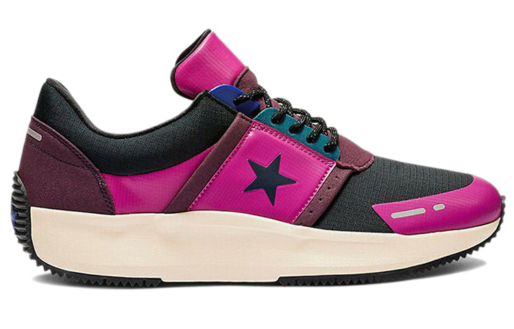Converse Run Star Utility Sneakers Black/Purple/Pink 163117C