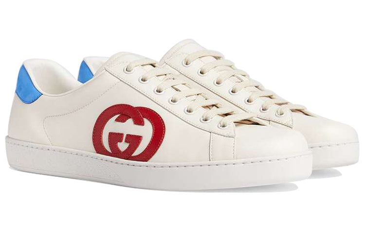 Gucci Ace 'Interlocking G - White Red Blue' 625783-1XG70-9102