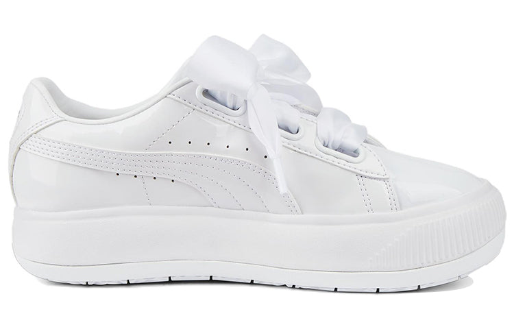 (WMNS) PUMA Suede Mayu Heart Patent 'White' 385967-01