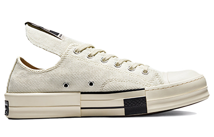 Converse Rick Owens x DRKSHDW DRKSTAR Chuck 70 Low 'Egret' A00134C