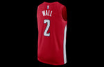 Nike MENS John Wall Washington Wizards Swingman 2 NBA Basketball Jersey Red BQ1179-657
