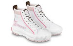(WMNS) LOUIS VUITTON Squad Ankle Sneakers 'White Pink' 1AACV4