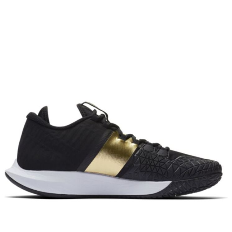 Nike Court Air Zoom Zero HC 'Black Metallic Gold' AA8018-005