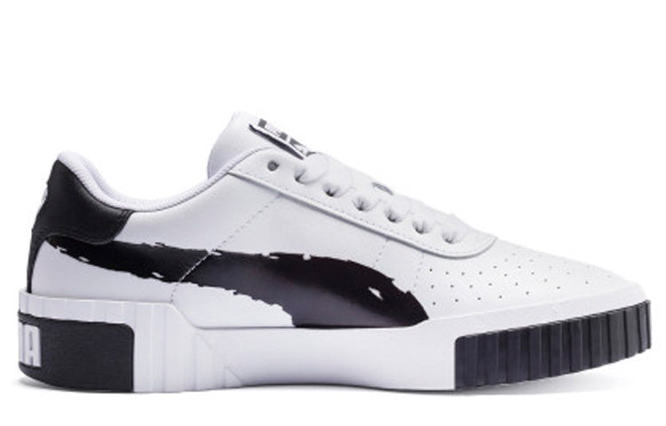 (WMNS) PUMA Cali Brushed 'White Black' 373896-01