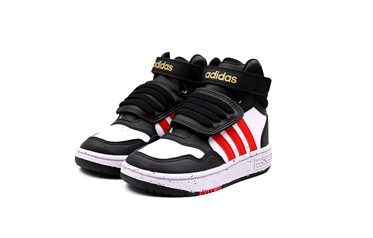 (TD) adidas Hoops Mid I Shoes 'Black White Vivid Red' HR0229