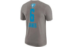 Air Jordan Alphabet Logo Printing Casual Round Neck Short Sleeve All-Star 2022 Season LeBron James 'Gray' DJ8350-088