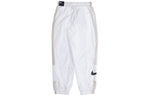 (WMNS) Nike Nsw Stmnt Wvns Pant Running Training Colorblock Knit Sports Pants/Trousers/Joggers Autumn White DC0041-100