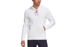 Men's adidas Logo Printing Sports Tennis Pullover White FU0072