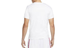 Men's Air Jordan Casual Pattern Logo Printing Round Neck Pullover Short Sleeve White T-Shirt DV5537-100