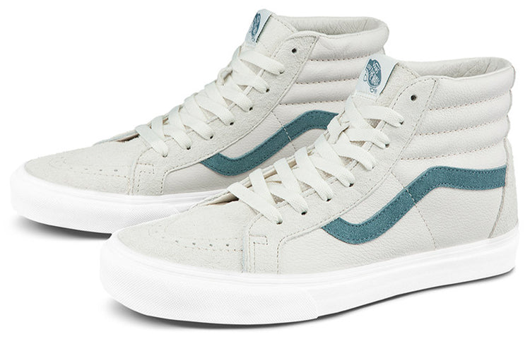 Vans SK8-HI High Top Retro Skate Shoes Unisex Light Grey Light Gray VN0A4U3D5E9