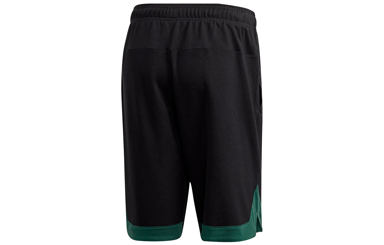 adidas M Pack Short Running Sports Logo Printing Training Breathable Shorts Black FP9375