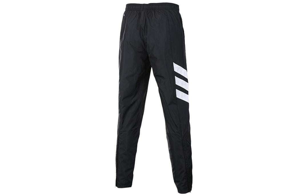 Men's adidas Stripe Color Block Logo Printing Bundle Feet Sports Pants/Trousers/Joggers Autumn Black CE7518