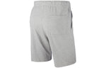 Nike Sportswear Club Solid Color Cotton Casual Shorts light grey BV2773-063