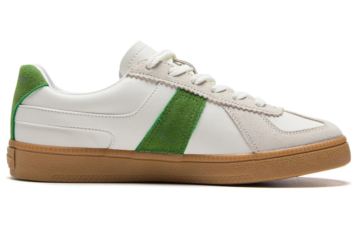 (WMNS) Li-Ning Skateboarding Low 'White Green' AGCS290-1