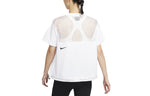 (WMNS) Nike Sportswear Tech Pack Logo Printing Round-neck Tee White DC8116-100