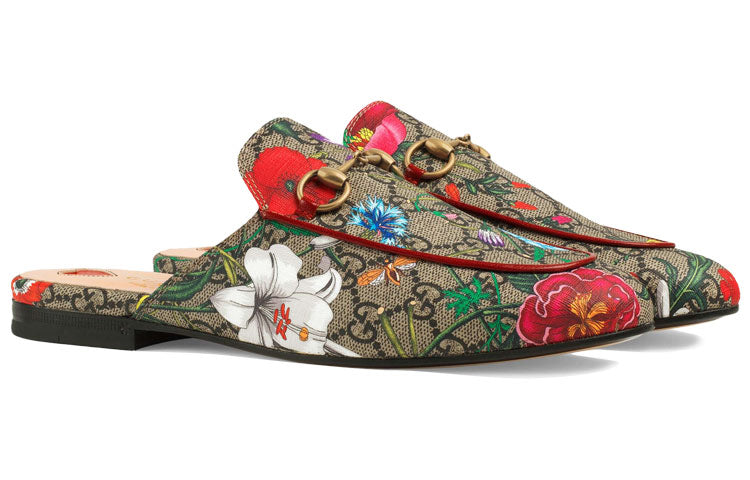 (WMNS) Gucci Princetown G 'Floral' 432772-HT540-8489