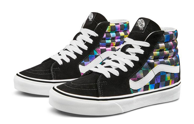 (WMNS) Vans SK8-HI 'Iridescent Checkerboard' VN0A4BV6SRY