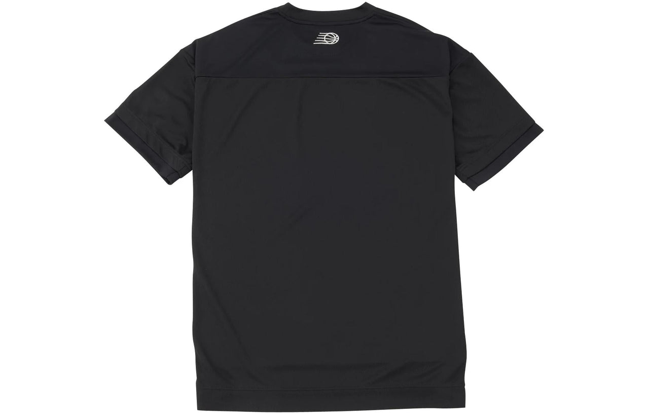 New Balance Linear Logo Honeycomb Mesh T-shirt 'Black' AMT45072-BK