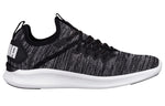 (WMNS) PUMA Ignite Flash Evoknit Low Running Shoes Black/Grey 190511-01