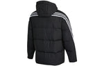 adidas 3st Puffy Dwn J Casual Sports Stay Warm hooded down Jacket Black H20754