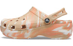 (WMNS) Crocs Classic Platformmarbled Clog 207176-2ZM
