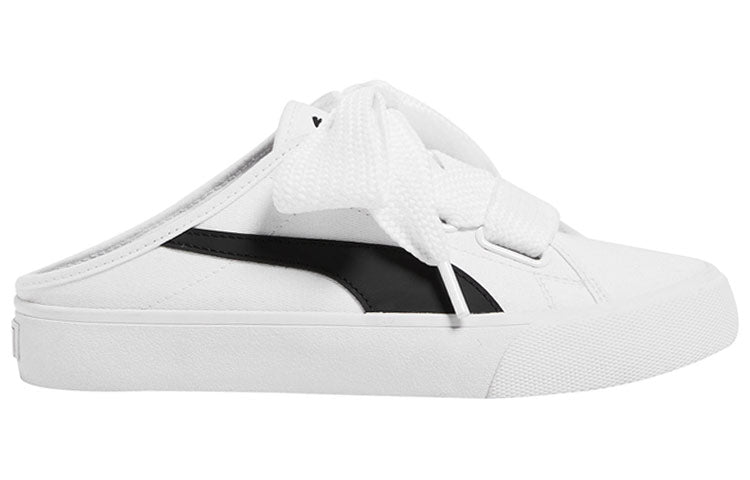 (WMNS) PUMA Bari Mule Ribbon 'White Black' 382331-03