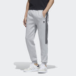 Men's adidas neo Ce 3s Icns Tp Contrasting Colors Stripe Bundle Feet Thicken Sports Pants/Trousers/Joggers Gray HD4706
