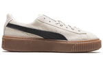 (WMNS) PUMA Suede Platform Core 'Whisper White Black' 363559-01