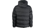 Men's Nike Solid Color Zipper Pocket logo Printing Hooded Down Jacket Black DR9605-010