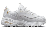 (WMNS) Skechers D'lites GS White/Gold 11931-WGD