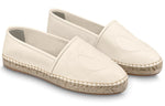 (WMNS) LOUIS VUITTON Starboard Flat Espadrille Shoes 'Beige with Logo' 1ABVM6