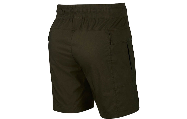 Nike Logo Printing Ventilate Short Pant Male Green Army green AR2374-325