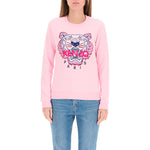 (WMNS) KENZO Alphabet Tiger Head Embroidered Pullover Long Sleeves Hoodie Pink F952SW7054XA-33