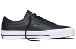 Converse Unisex One Star Leather Low-Top Sneakers Black/White 153714C