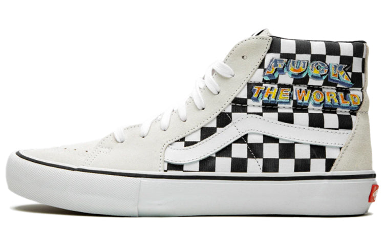Vans Supreme x SK8-HI 'Fuck The World - White' VN0A45JDSY4