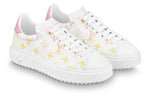 (WMNS) LOUIS VUITTON Time Out Sneakers 'White with Orange Ombre Monogram' 1A8SZG